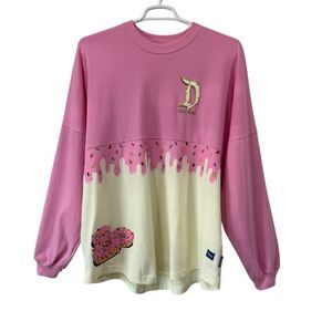Disneyland Disney Eats Donut Sprinkles Treats Snacks Spirit Jersey Pink XL NWT
